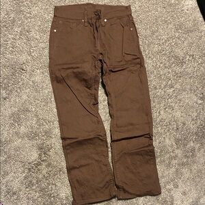 Men's Skinny Jeans in Brown - Unknown Brand